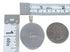 Multicolor Inlay And Genuine Sterling Silver Pendant VX55596